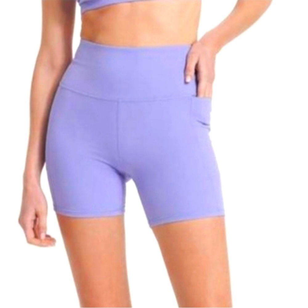 Vuori Women's Lavender Bike Shorts